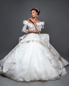 Nigerian Celebrity Wedding Gowns That Made Headlines 