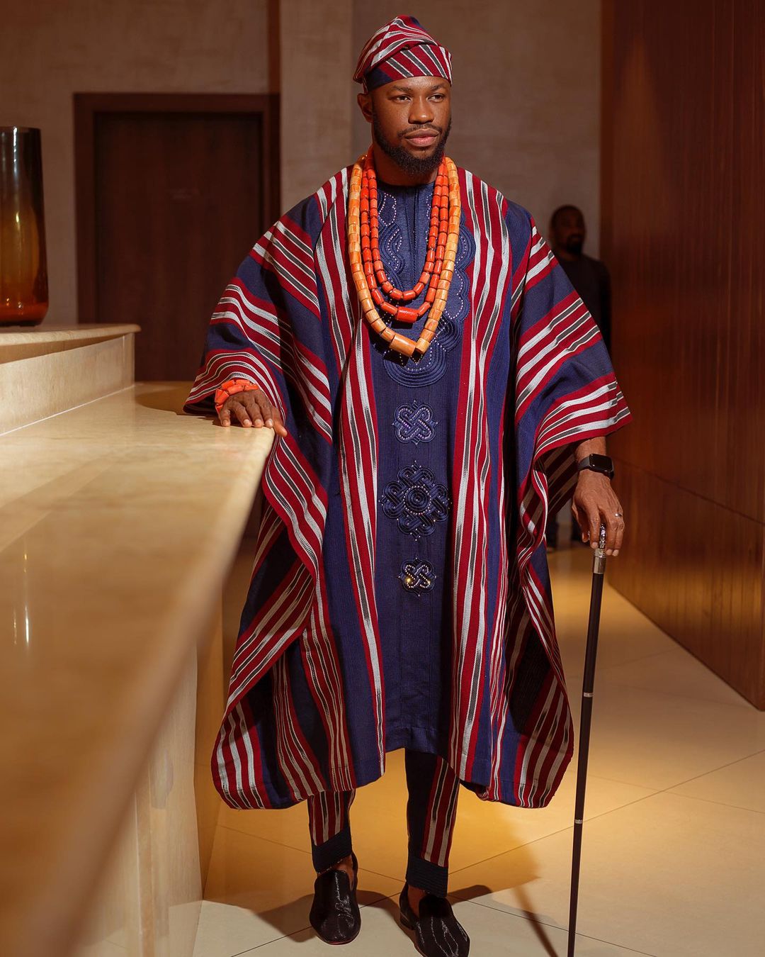 Stan Nze Is Serving The Perfect Yoruba Traditional Groom look