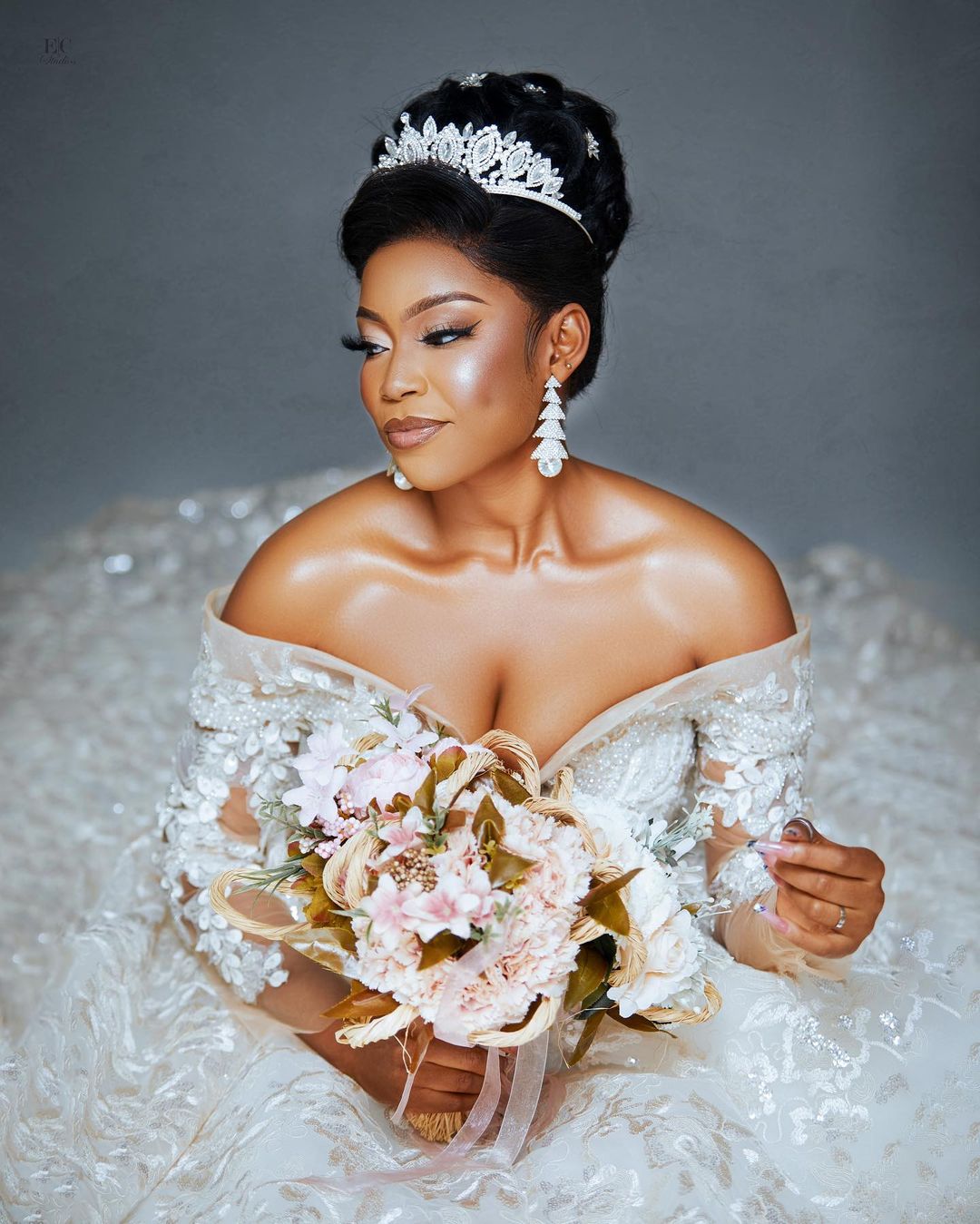 This Dreamy Bridal Beauty Look Reminds Us Of Happy Endings