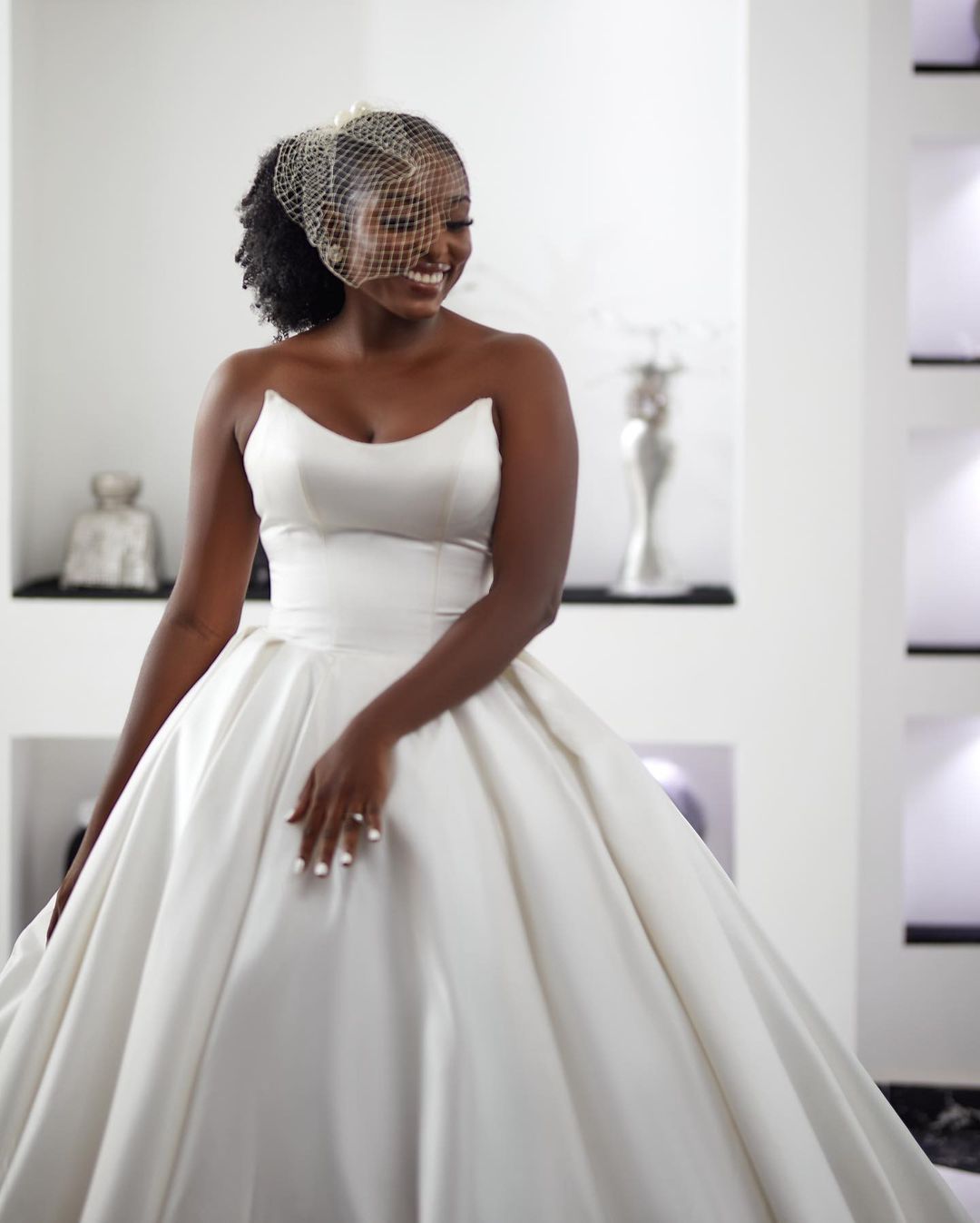 This Minimalist Wedding Dress Is Stunning