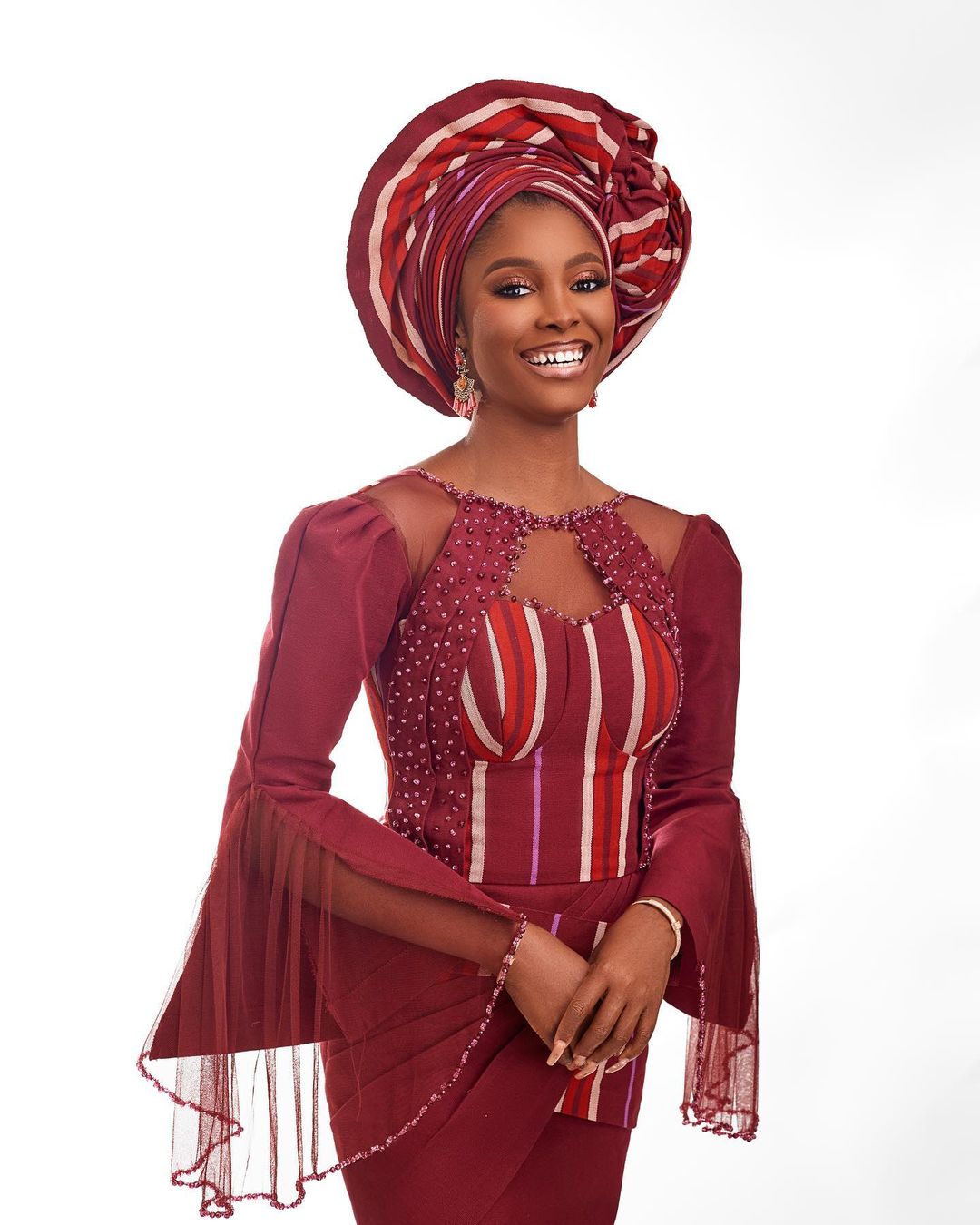 This Yoruba Traditional Bridal Collection by Aso Oke Arena Is Pure Elegance And Class