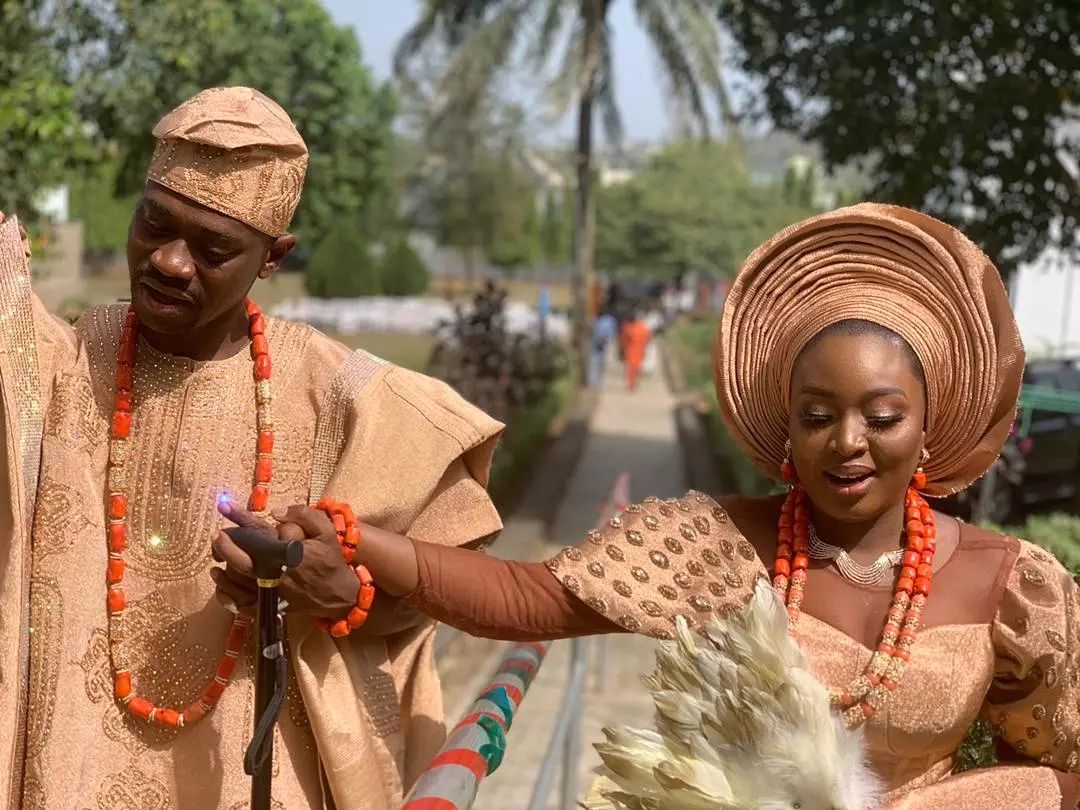  Lateef Adedimeji And Bimpe Oyebade's Traditional Wedding