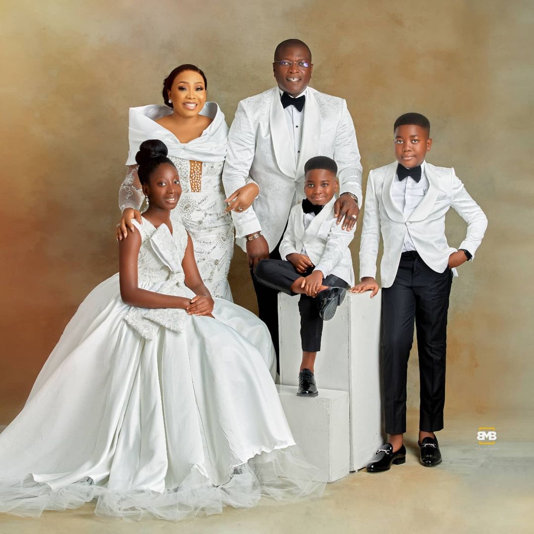 Kennedy And Ichechi Okonkwo Celebrate Their 12th Wedding Anniversary With This Stunning Family Shoot