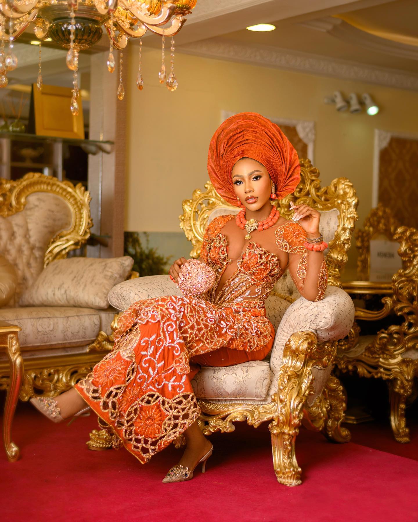 BBNaija Mercy Eke Is Serving Regal And Alluring Igbo Traditional Bridal Beauty