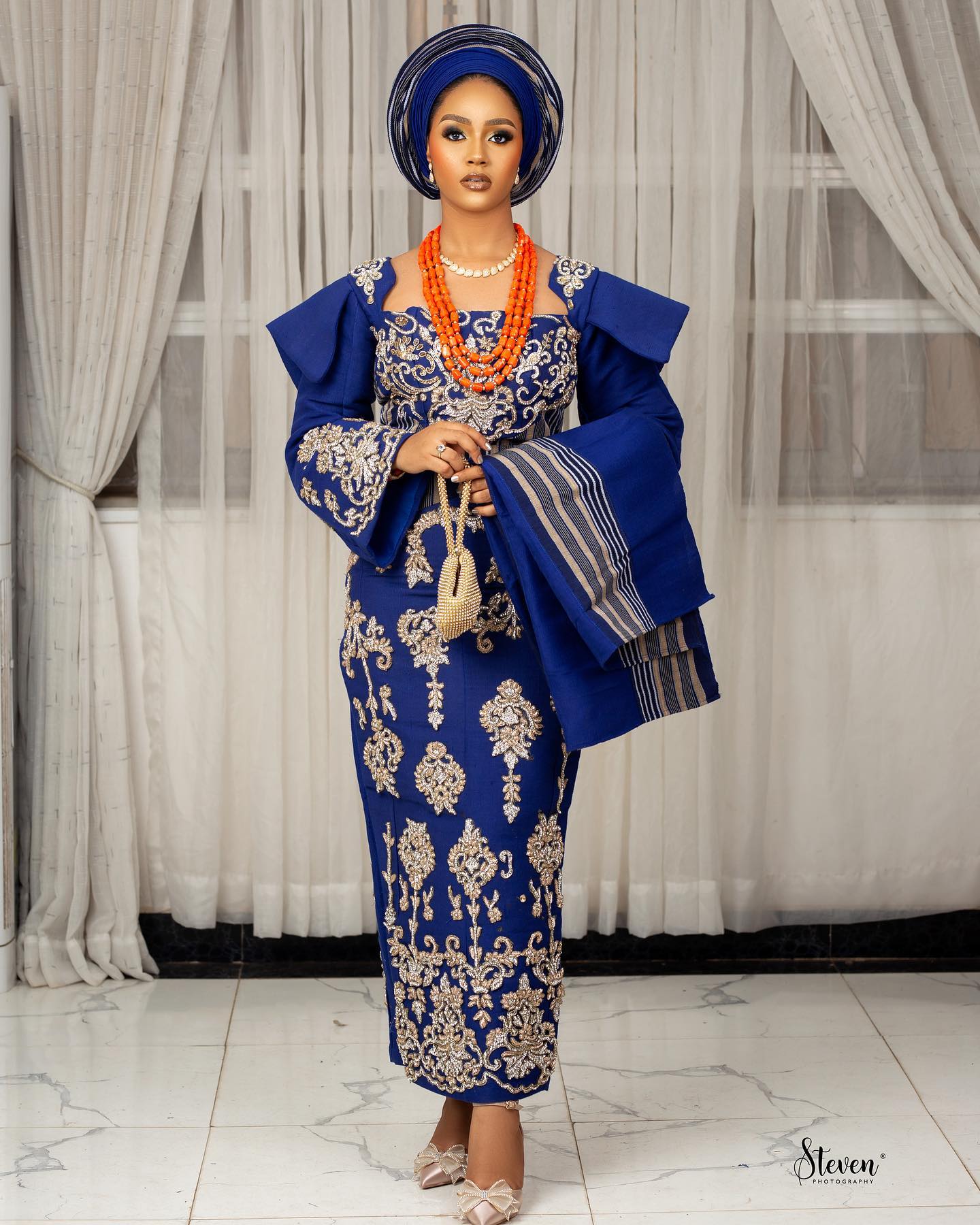 Yoruba Bridal Look Is All Shades Of Royal Elegance 