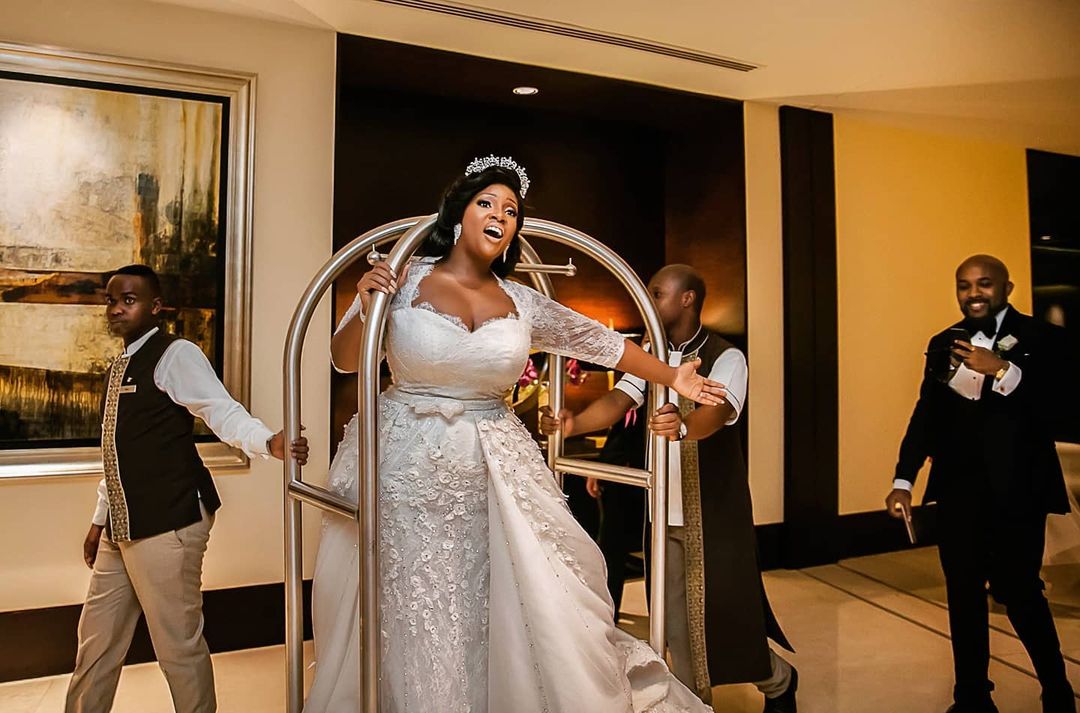 OAP Toolz and Tunde Demuren wedding KOKO Brides Nigeria